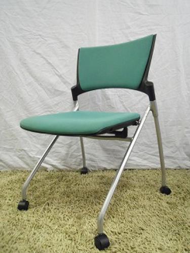 イトーキ製■マノス■ネスティングチェア　【会議チェア】
                                    中古
            