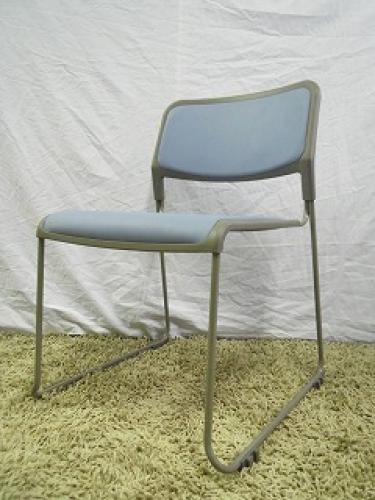 スタッキングチェア■ライトブルー■その他メーカー【会議チェア】
                                    中古
            