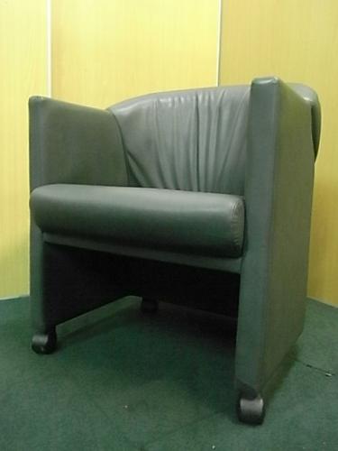 【10/10まで！限定価格！】■応接用ミーティングチェア　キャスター付き　グレー【会議チェア】
                                    中古
            