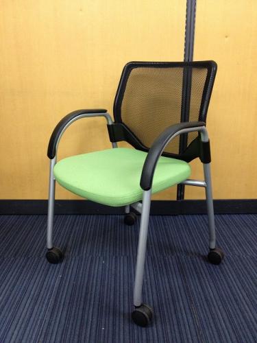 【事務椅子】ミーティングチェア<br>【キャスター付き】【オカムラ製】【れ】【会議チェア】
                                    中古
            