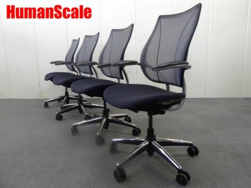 ヒューマンスケール/human scale　リバティチェア 4脚セット 【Dchair】
                        Liberty Task 
                                    中古
            