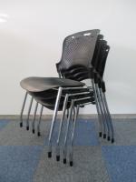 【ミーティングチェア】【スタッキング】【リプロダクト】Caper Chair　ケイパーチェア5脚セット 　中古品希少【会議チェア】