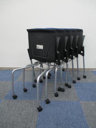 【5脚セット商品】【ネスティングチェア】　内田洋行製　FM-310シリーズ　【会議チェア】
                                    中古
            