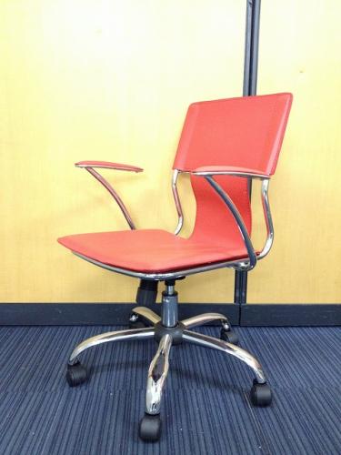 ■会議用椅子■ミーティングチェア■合皮のオシャレなチェア■状態良好■【会議チェア】
                                    中古
            