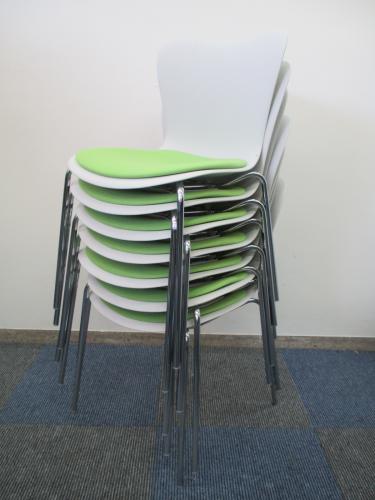 【ミーティングチェア】【スタッキングチェア】内田洋行製　7脚セット　ＭＬ-310【セット商品】【会議チェア】
                                    中古
            