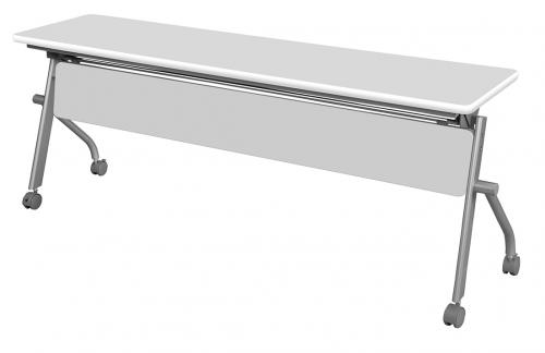 【事務用品】平行スタックテーブル 幕板つき　1500mm×600mm	
                        KS
                                    新品
            