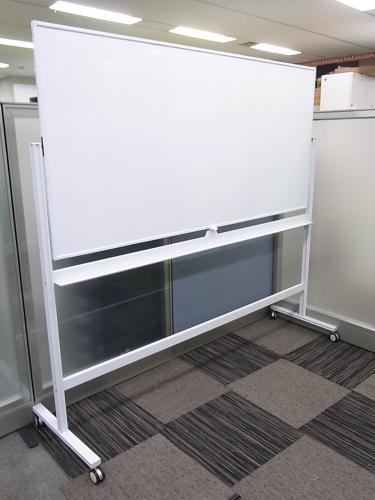 【片面】ホワイトボード　キャスター付　幅1800ｍｍタイプ【状態良好】
                                    中古
            