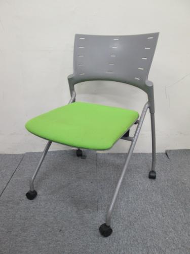 【イトーキ製ネスティングチェアＭＡＮＯＳＳ（マノス）チェア】【オフィス家具　イス　チェア　東京　豊島区】【会議チェア】
                                    中古
            