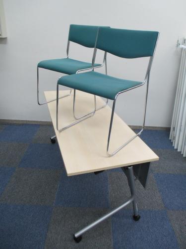 ■セット商品■【スタックテーブル+スタックチェア】　テーブル：オカムラ製+チェア：コクヨ製　【お得なセット】【中古備品】
                                    中古
            