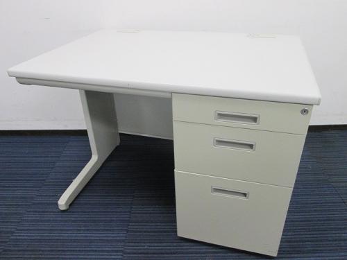 【事務机】片袖机<br>【色：ニューグレー】【片袖タイプ】【便利なオフィス家具】
                                    中古
            