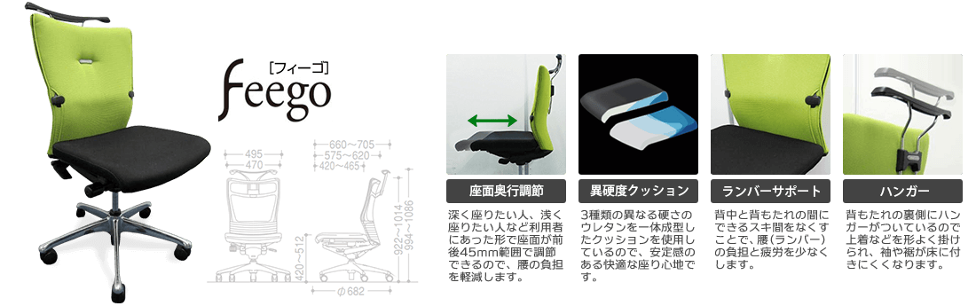 オカムラ製作所 フィーゴチェア