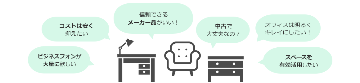 コールセンター オフィス増設サポート 中古格安オフィス家具通販ならオフィスバスターズ