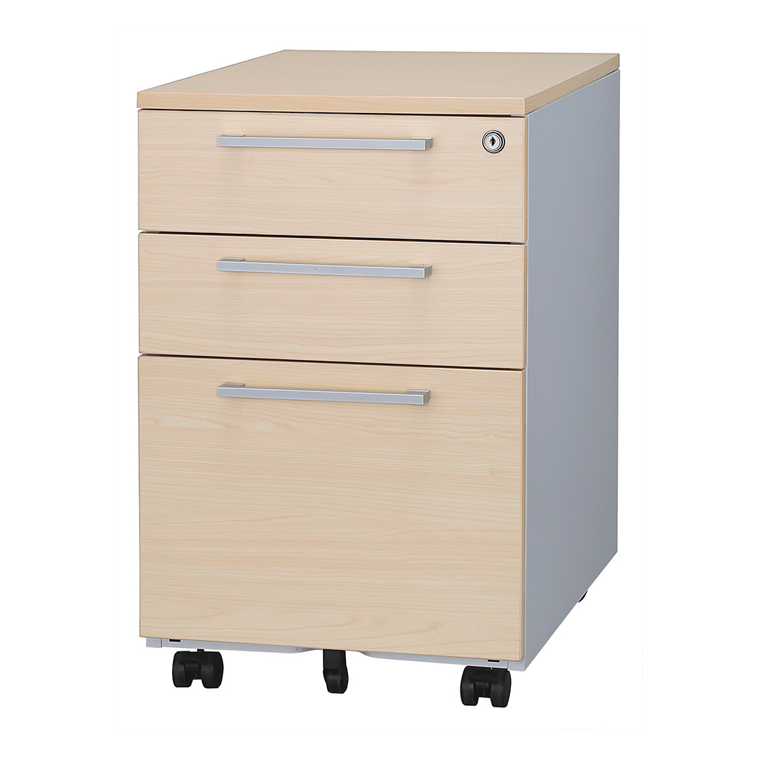 【事務用品】売れてます！　木製３段ワゴン　ＭＤＦを使用　２色
                        WCW
                                    新品
            