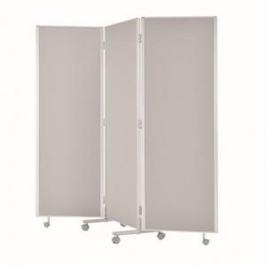 【事務用品】布張り仕様　３連パーテーション　横幅597mm×３枚