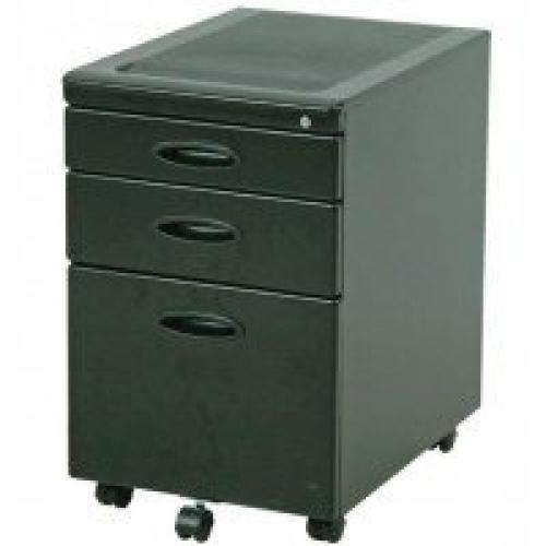 スチール3段ワゴン ブラック【事務用品】
                        
                                    新品
            