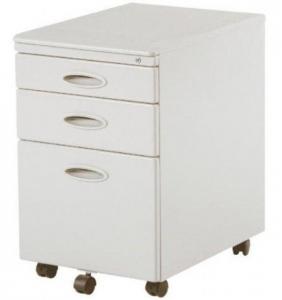 スチール3段ワゴン　ニューグレー【事務用品】