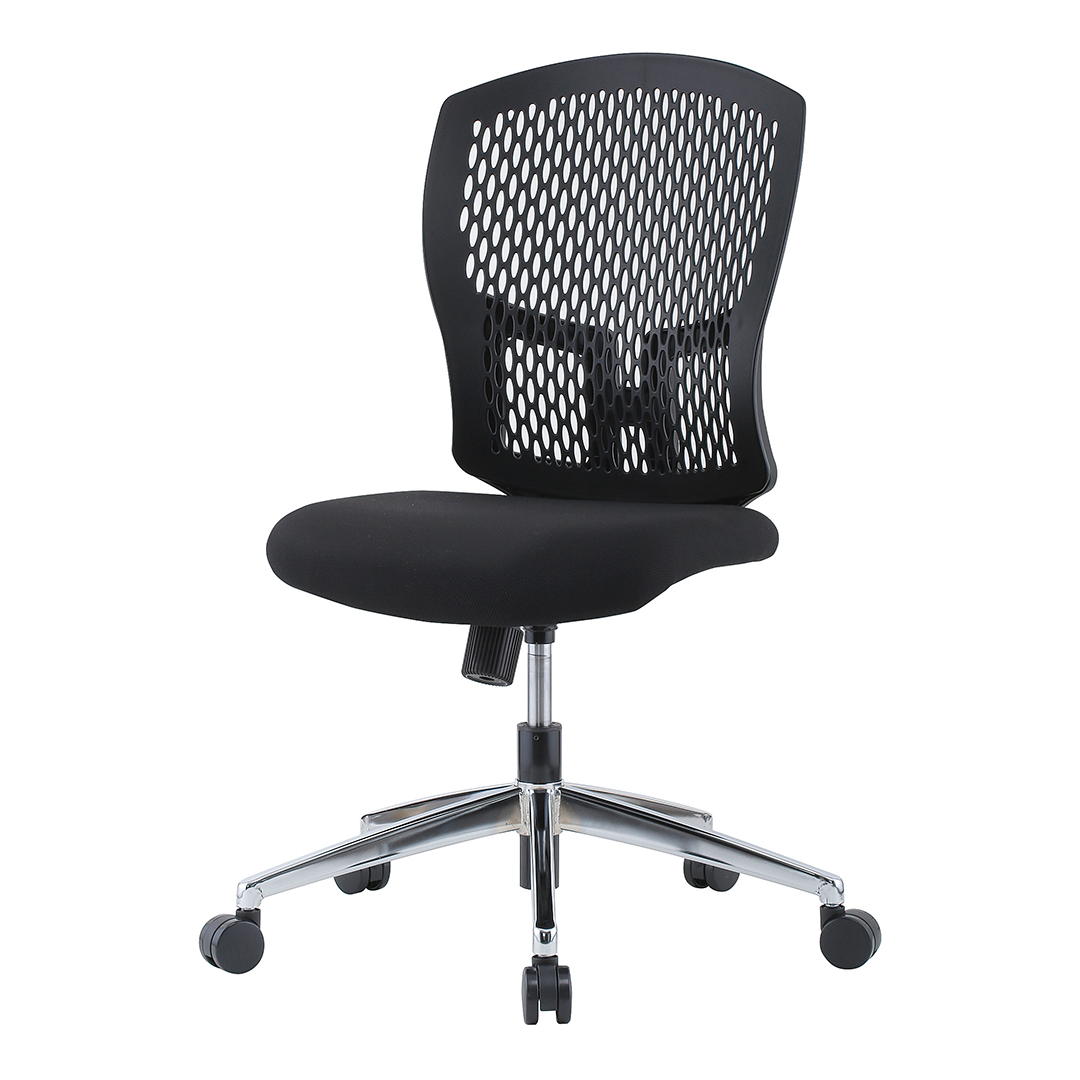 【事務用品】オフィスチェア　軟質樹脂メッシュ　スチールメッキ脚タイプ
                        D4C
                                    新品
            