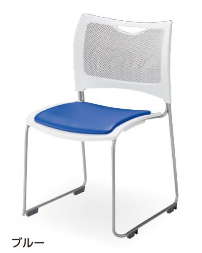 スタッキングチェア　8脚までスタッキング可【会議チェア】【事務用品】
                        
                                    新品
            