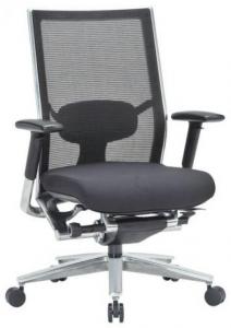 メッシュチェア　ランバーサポート付【事務用品】