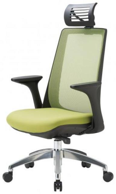 【新品】  アイコ 肘付ハイバックチェア