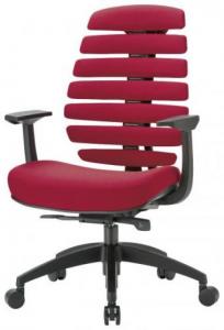 ミドルバック・肘付　（固定肘）【事務用品】