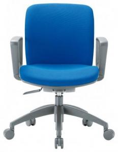 OA肘付きチェア　サークル肘　カラーバリエーションは８種【事務用品】