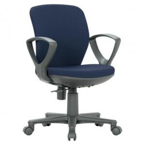 OA肘付きチェア　ローバック固定肘　カラーバリエーションは８種【事務用品】