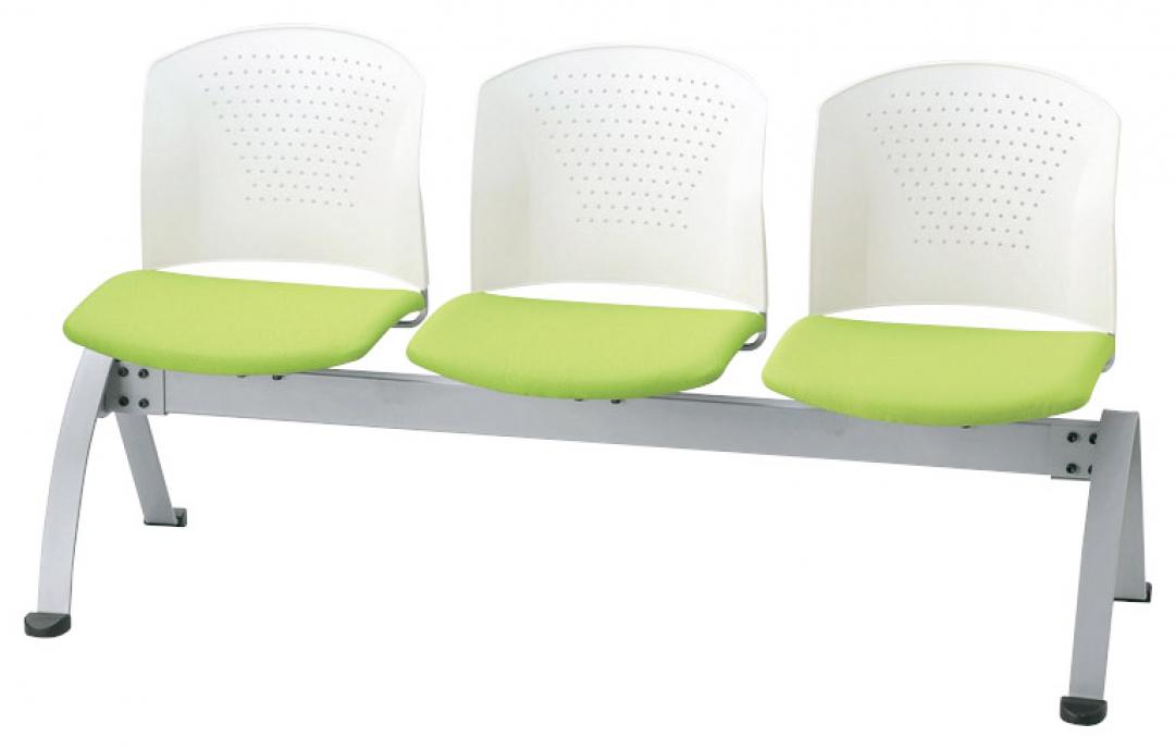 【スタイリッシュ】ロビーチェア　３人用　肘なし
                        LC-300
                                    新品
            