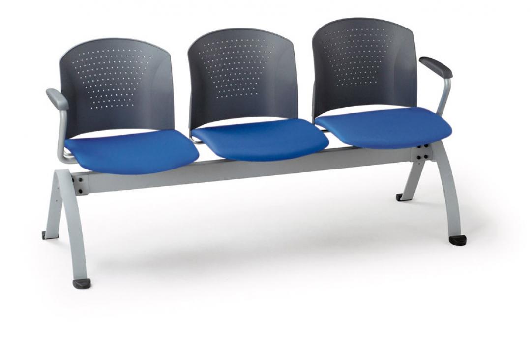 【スタイリッシュ】ロビーチェア　３人用　肘つき
                        LC-300
                                    新品
            