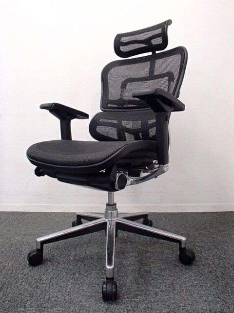 【新品】ベーシック チェア   Ergohuman（エルゴヒューマン） 肘付ハイバックチェア