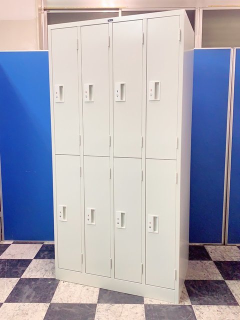 【新古】その他シリーズ NLK-8 井上金庫 8人用更衣ロッカー