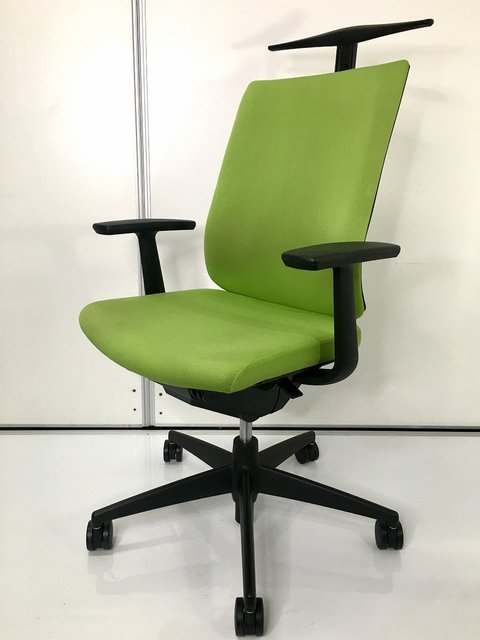 【中古】ウィザード  CRS-1802F6 コクヨ（KOKUYO） 肘付ハイバックチェア