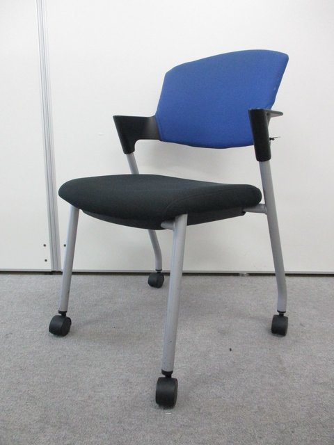 【中古】プロッティ（キャスター付）  CK-587C コクヨ（KOKUYO） スタッキングチェア