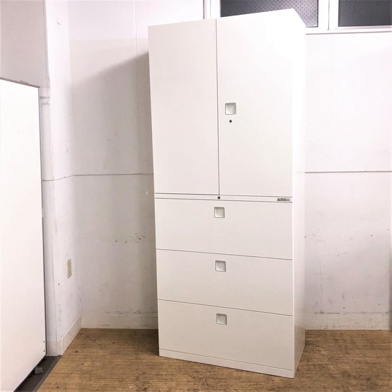 【中古】レクトライン   オカムラ（okamura） ハイキャビネット／その他