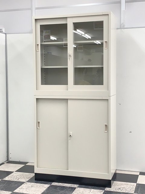 【新古】G書庫シリーズ G-33SG,G-33SS 生興 ハイキャビネット／その他