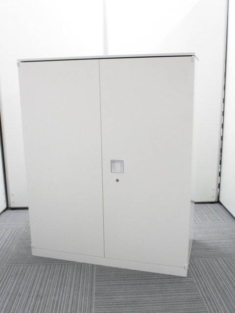 【中古】レクトライン   オカムラ（okamura） ローキャビネット／両開き