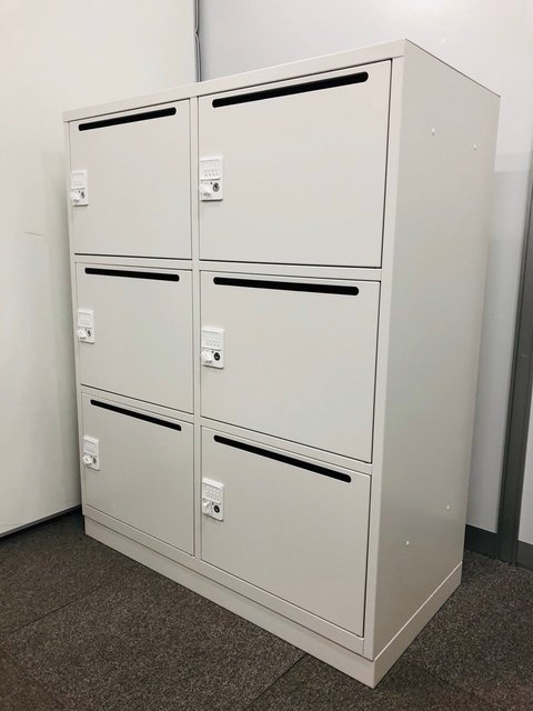 【中古】その他シリーズ  井上金庫 6人用更衣ロッカー