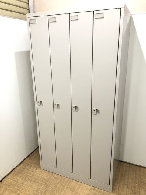 【中古】L型  HDL イトーキ（ITOKI） 4人用更衣ロッカー