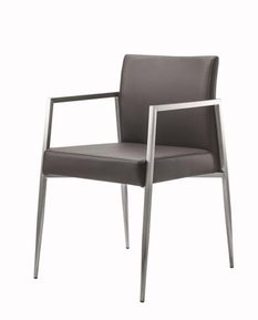 【新品】東屋（アズマヤ）製コルテージュシリーズのブラックチェア！肘掛けつきのお洒落なスタッキングチェアです！