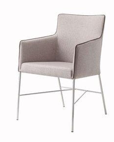 【新品】東屋（アズマヤ）製アジャートシリーズのお洒落なグレーチェア！肘つきでラクに座れます！