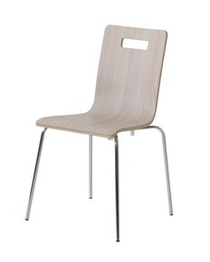 【新品】東屋のお洒落な木製チェア、ヴァーゴチェア！収納も移動もラクラク、座りやすいスタッキングチェア！