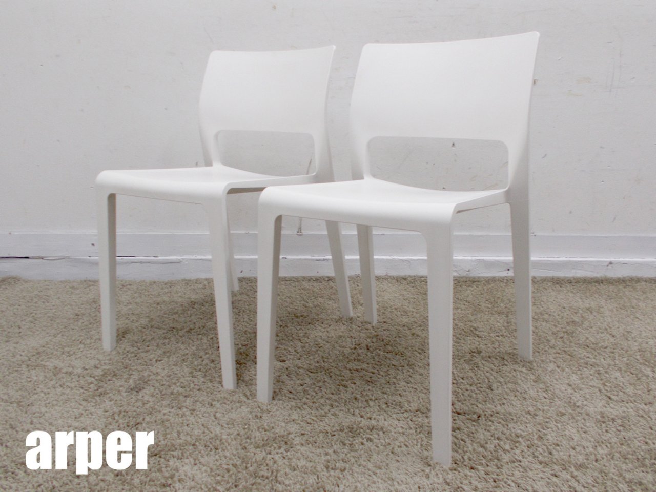 arper/アルペール　Juno / ジュノ ダイニングチェア 2脚セット　ホワイト
                        その他シリーズ
                                    中古
            