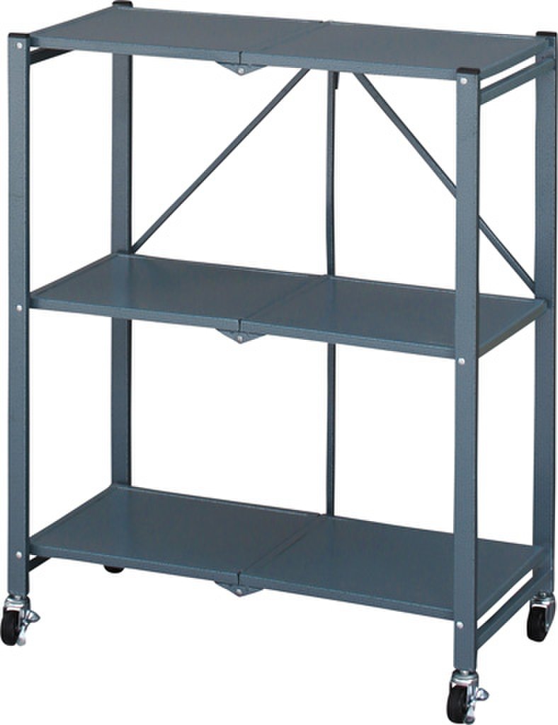 【新品】東谷　使わないときは畳めて便利！　フォールディングシェルフ2D
                        フォールディングシェルフ 
                                    新品
            