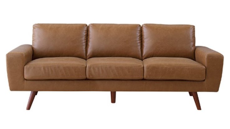 【新品】ジェネラル  GS-78LBR 東谷 3人掛けソファ