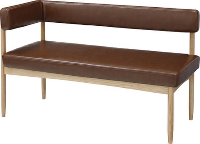 【新品】エコモ  HOC-152BR 東谷 2人掛けソファ