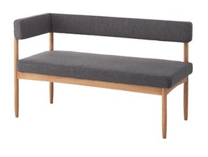 【新品】東谷　北欧風　ファブリック片肘ソファ　エコモ