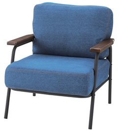 【新品】東谷　カジュアルブルー！サージ　1人掛