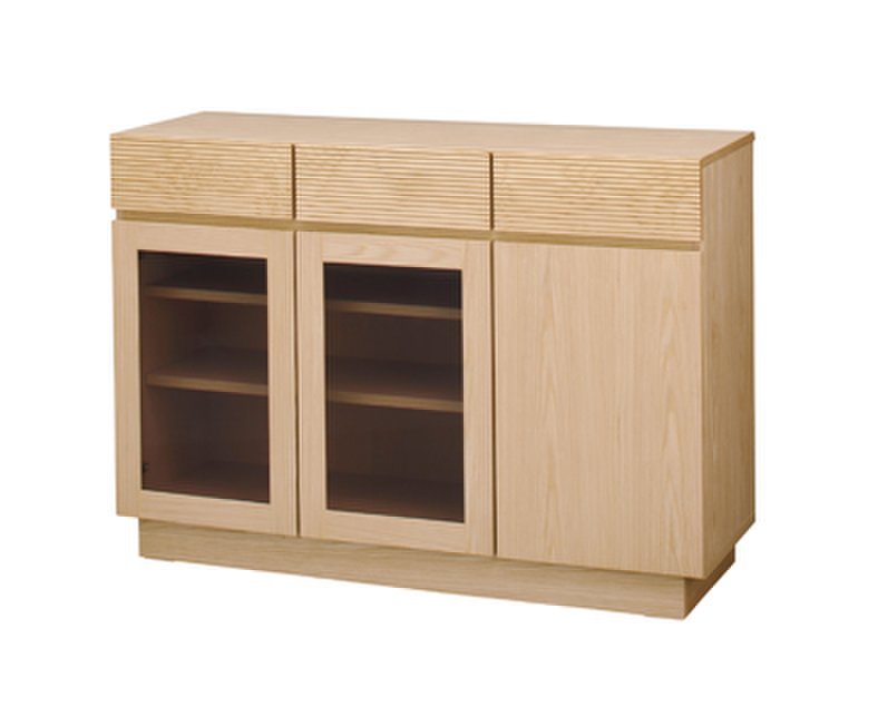 【新品】東谷　明るいナチュラル色！ フルモス 120サイドボード向かって右木扉
                        フルモス 
                                    新品
            