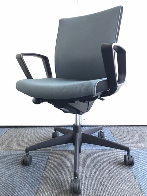 【中古】プント  CRS-G2420F6 コクヨ（KOKUYO） 肘付ローバックチェア