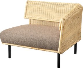 【新品】東谷　ラタンソファ！　サンドラー　片肘(向かって右)